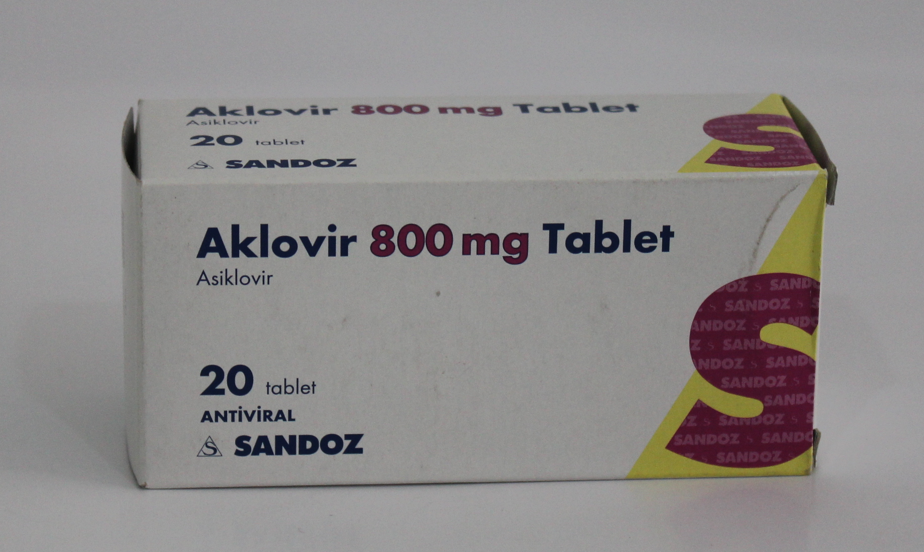 Aklovir (Aciclovir) 800mg