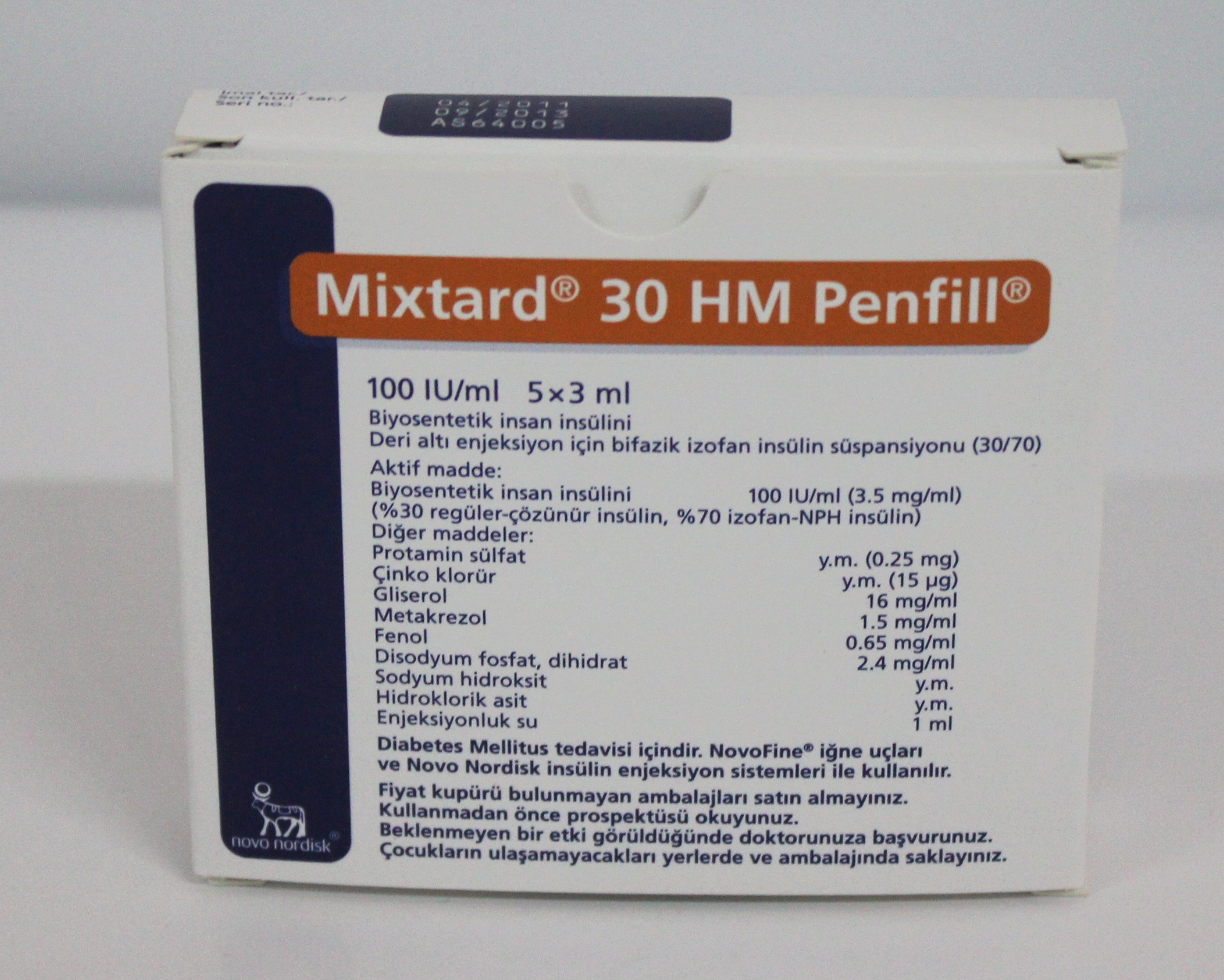 Mixtard 30 HM Penfill 100IU