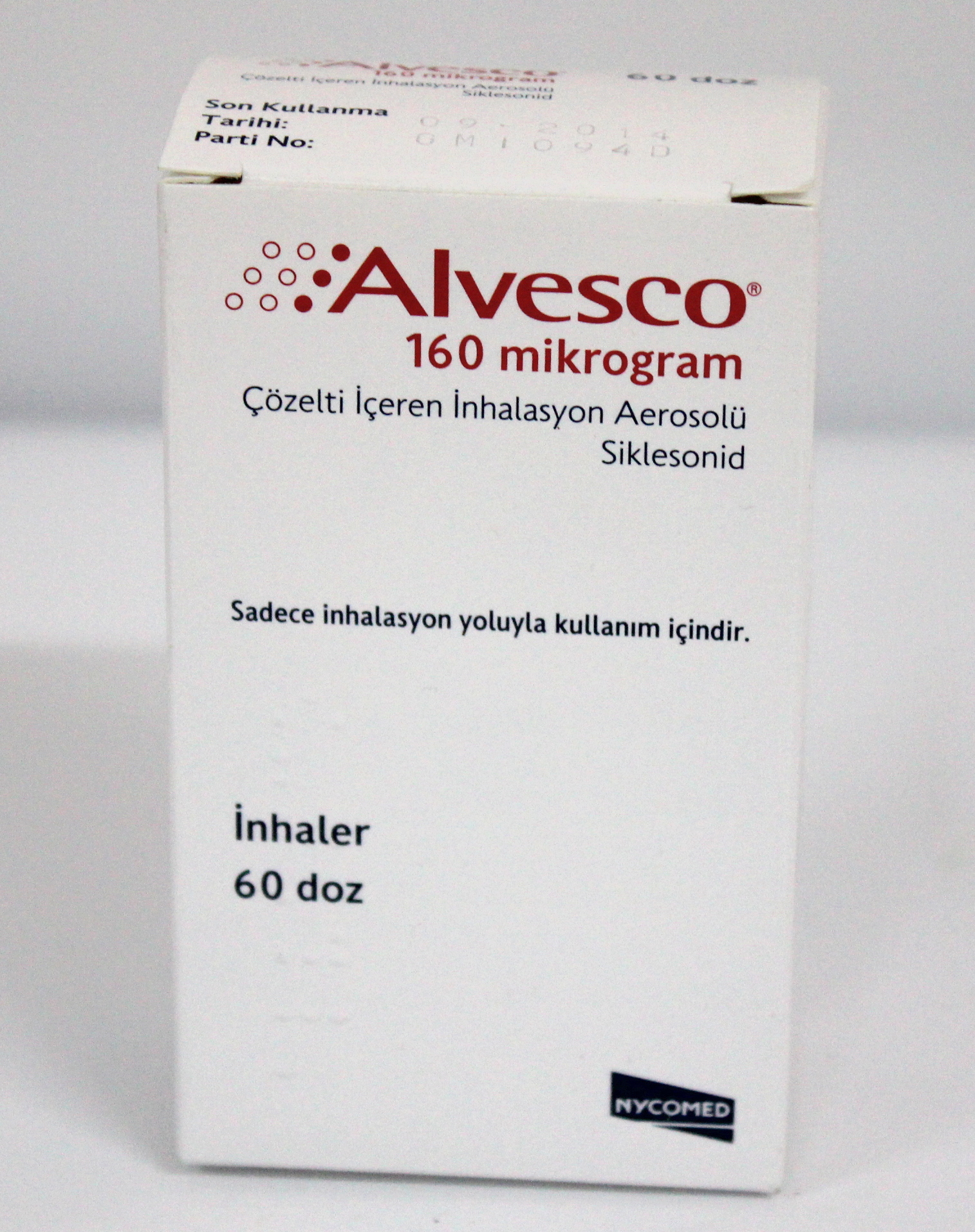 Alvesco Inhalation Aerosol 160mcg