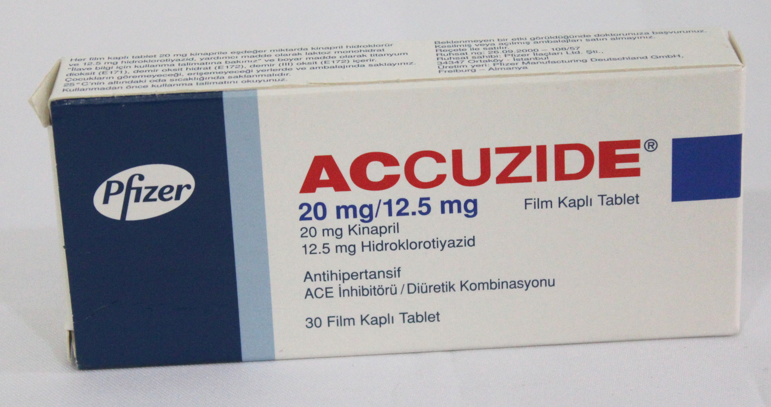 Accuzide 20mg/12.5mg