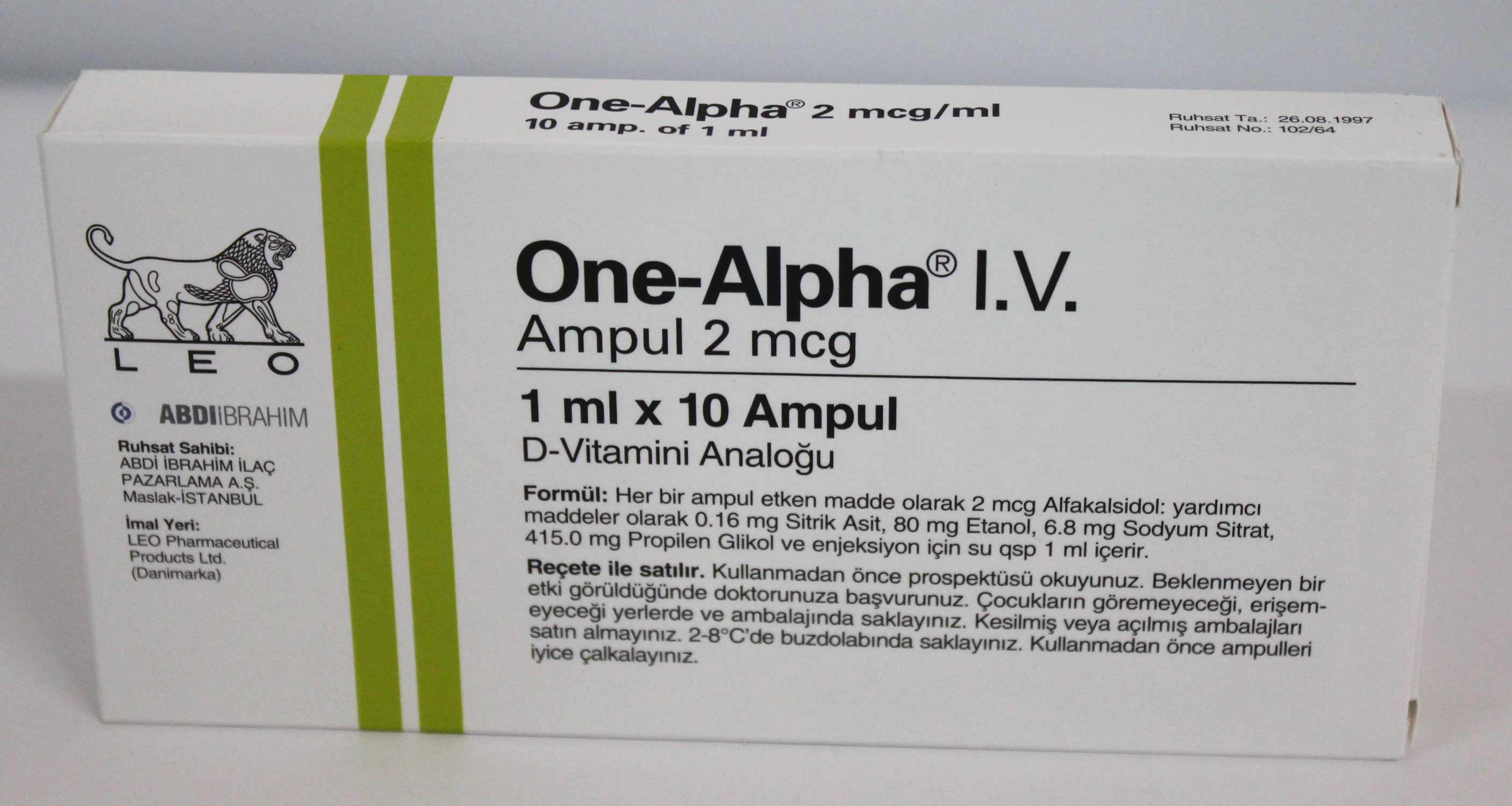 One Alpha i.v. 2mcg/1ml