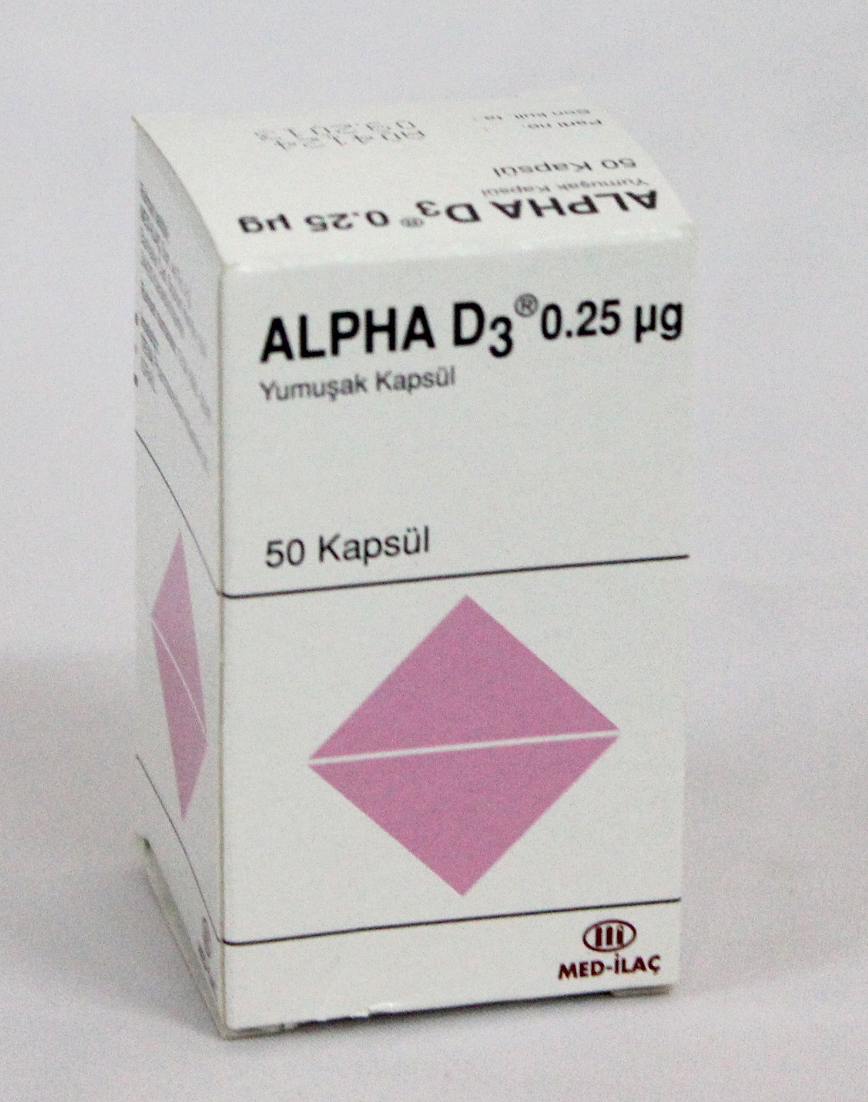 Alpha D3 (alfacalcidol) 0.25mcg