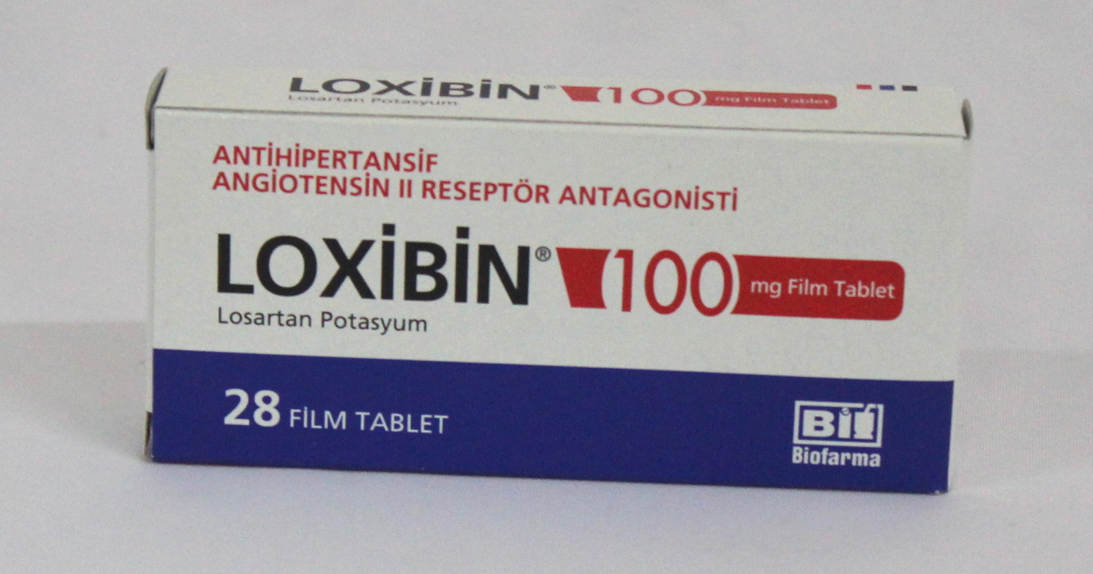 Loxibin (losartan Potassium) 100mg