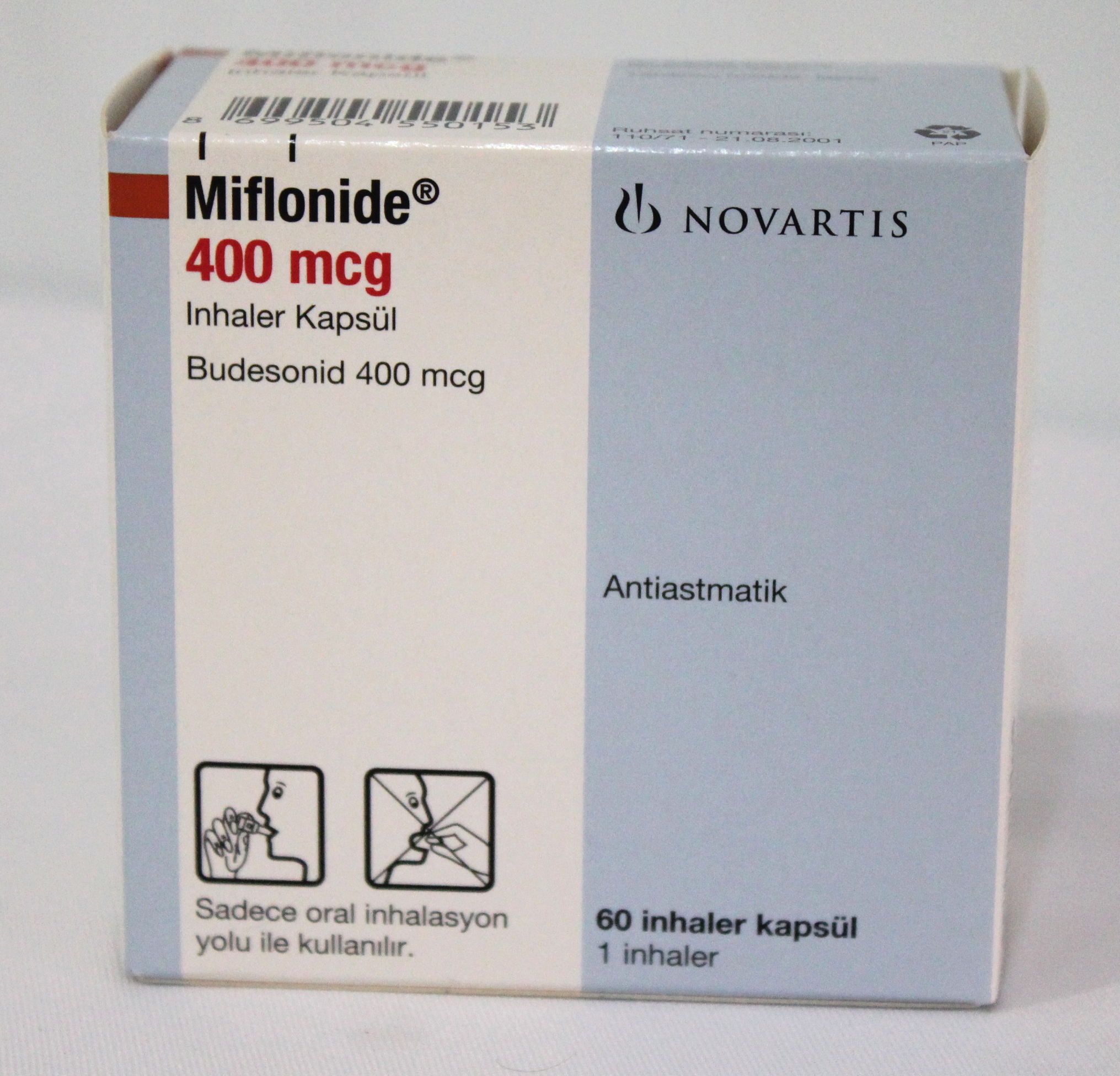 Miflonide Inhalation Capsules 400mcg/dose