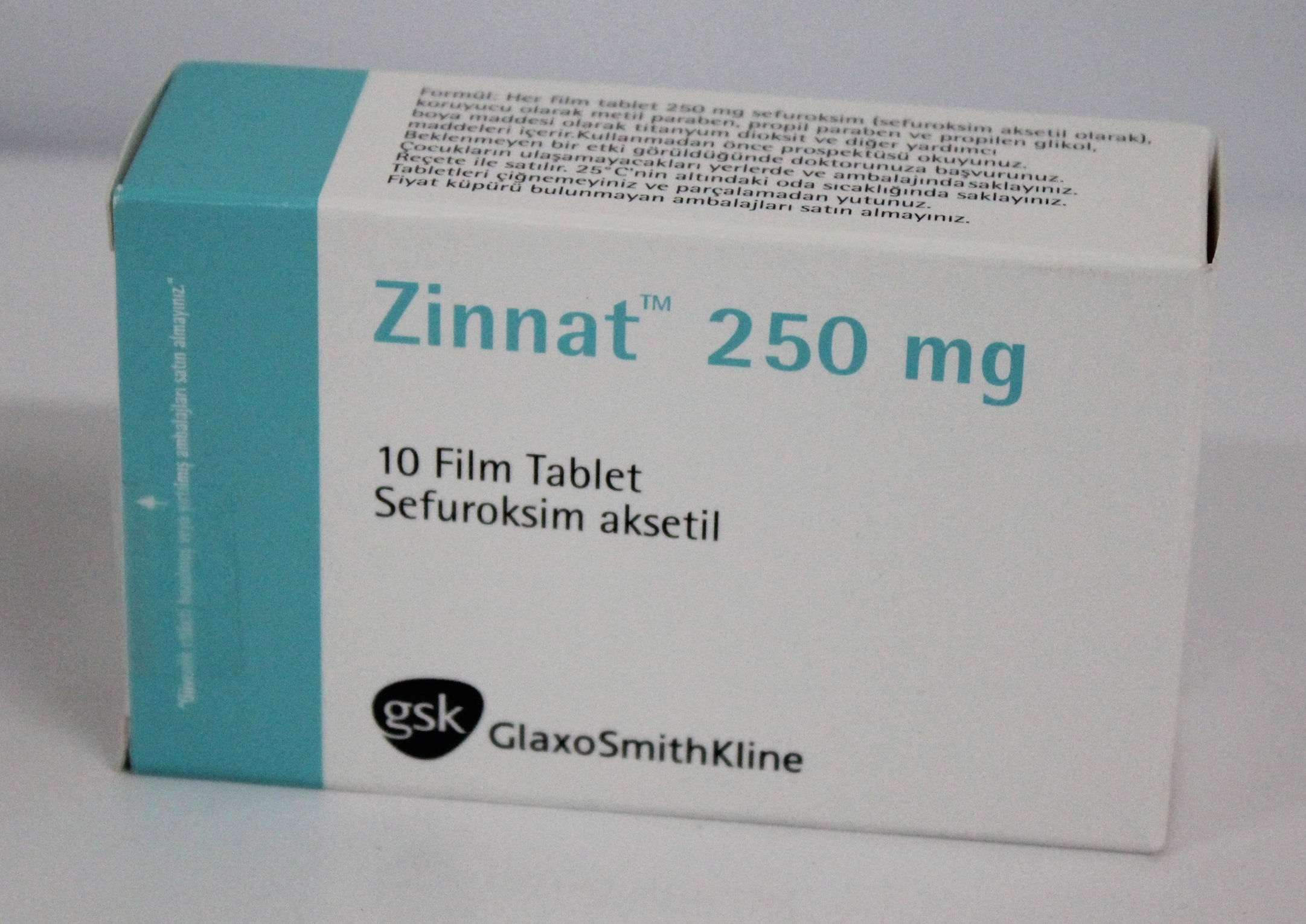 Zinnat 250mg