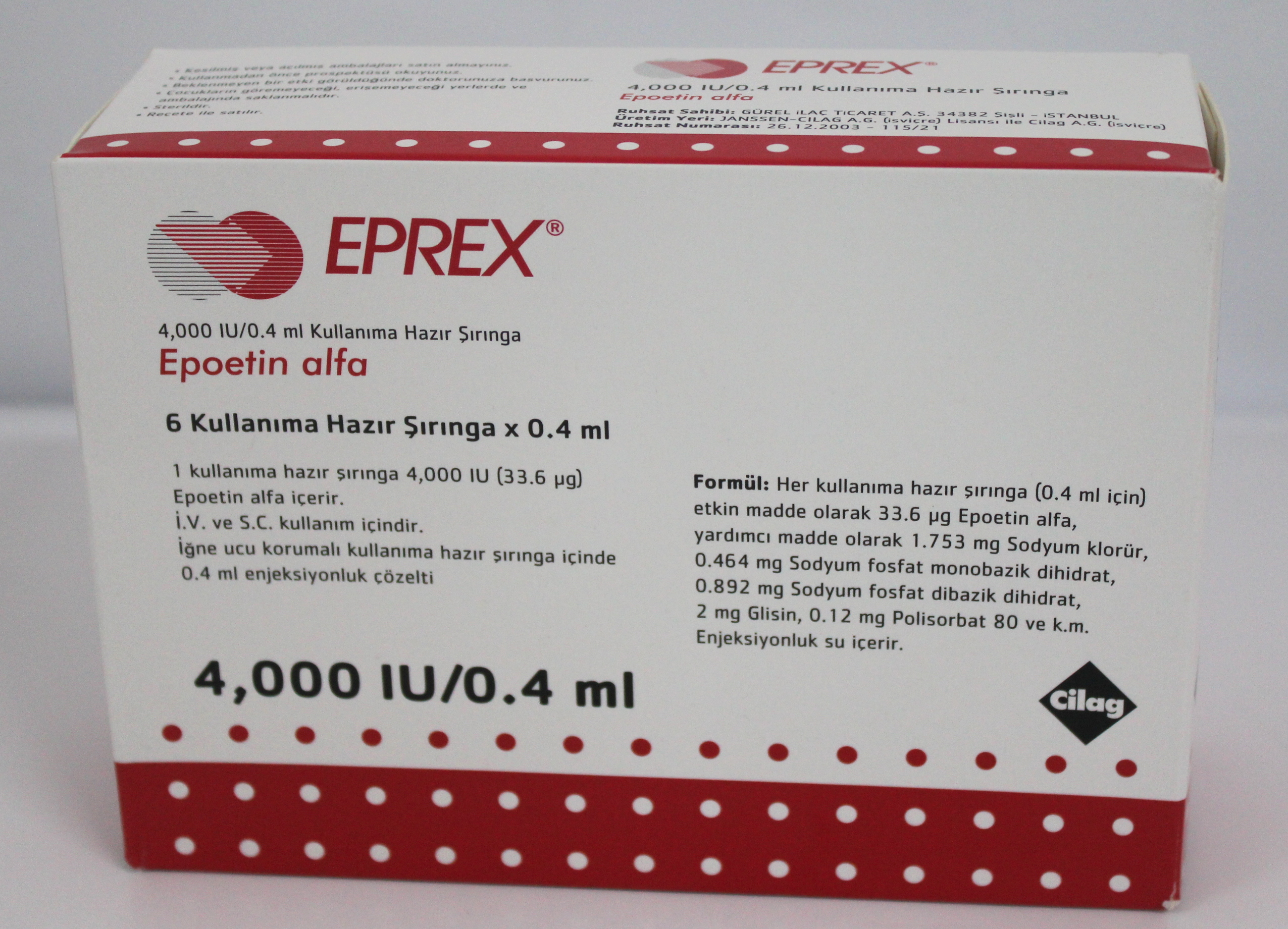 Eprex 4000IU/0.4ml
