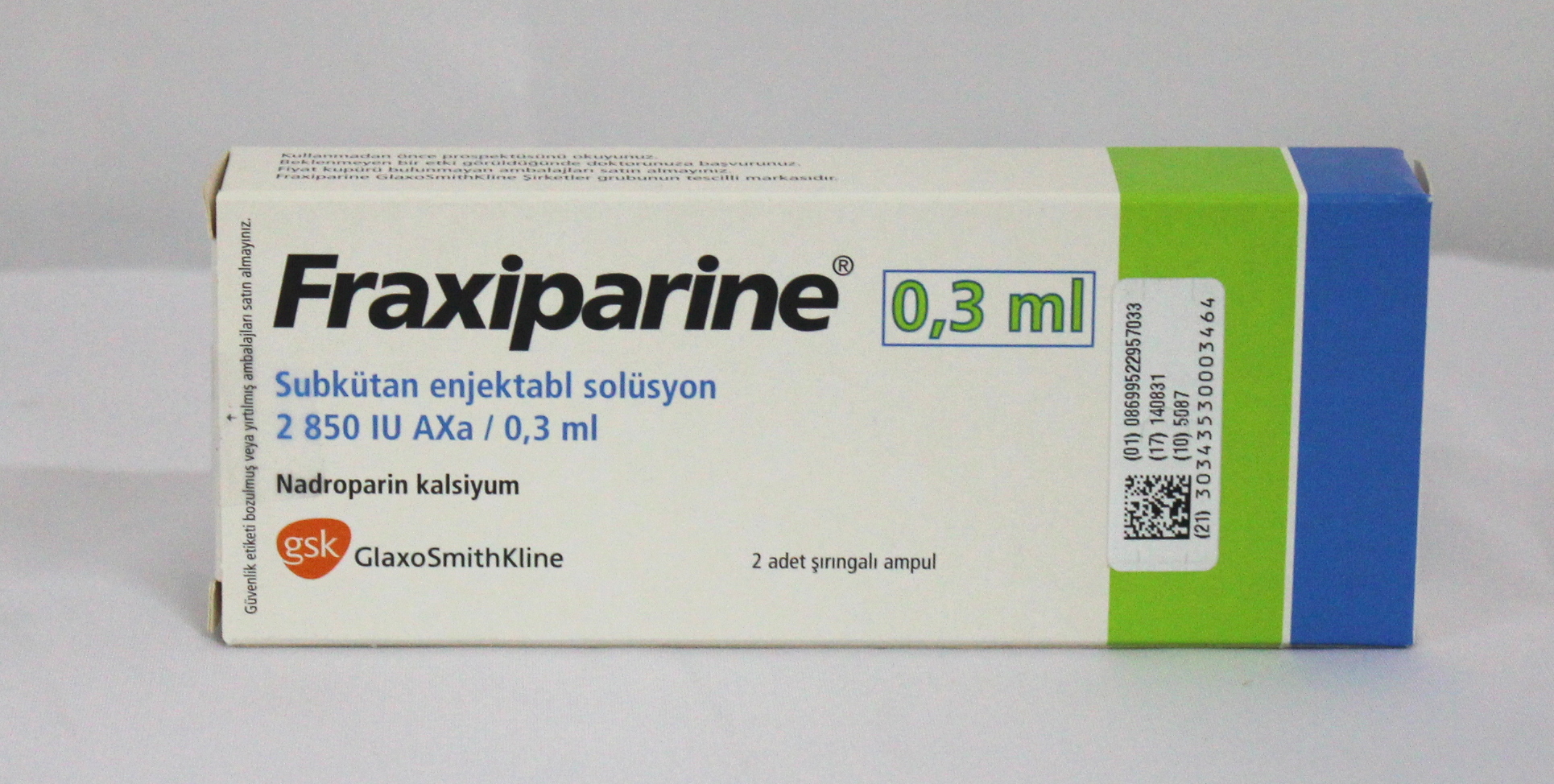 Fraxiparine S.c. 2850IU/0.3ml