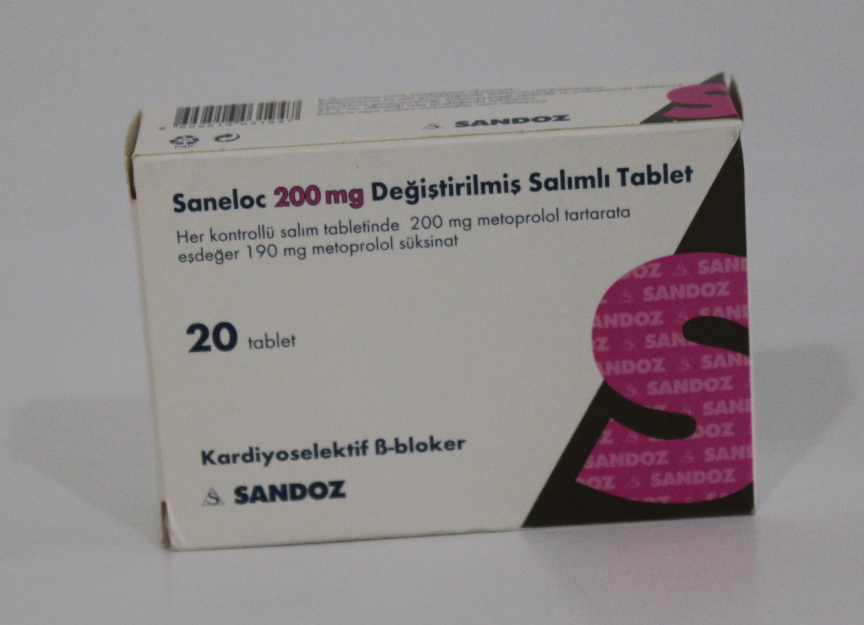 Saneloc (metoprolol Succinate) 200mg