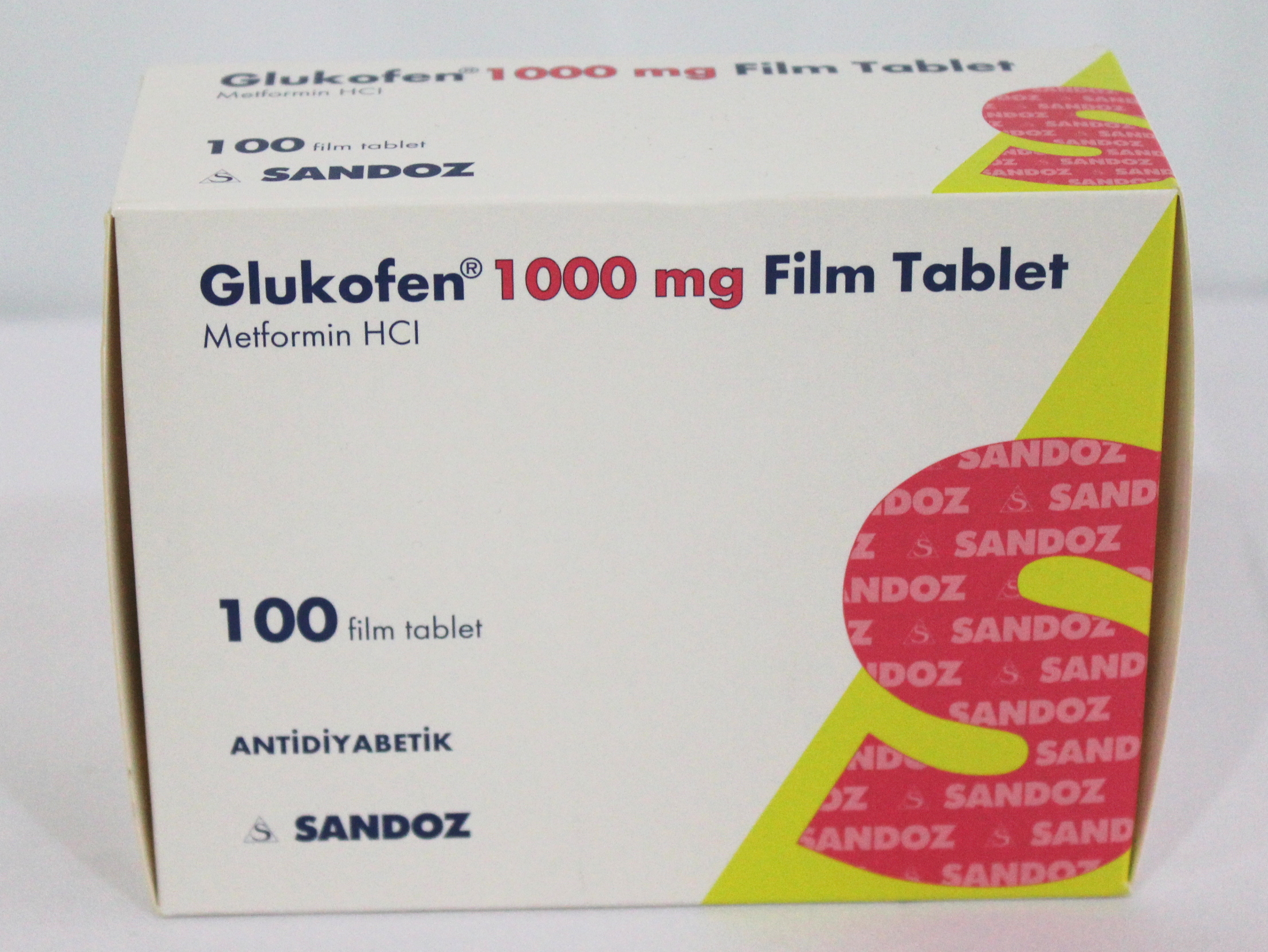 Glukofen (metformine Hydrochloride) 1000mg