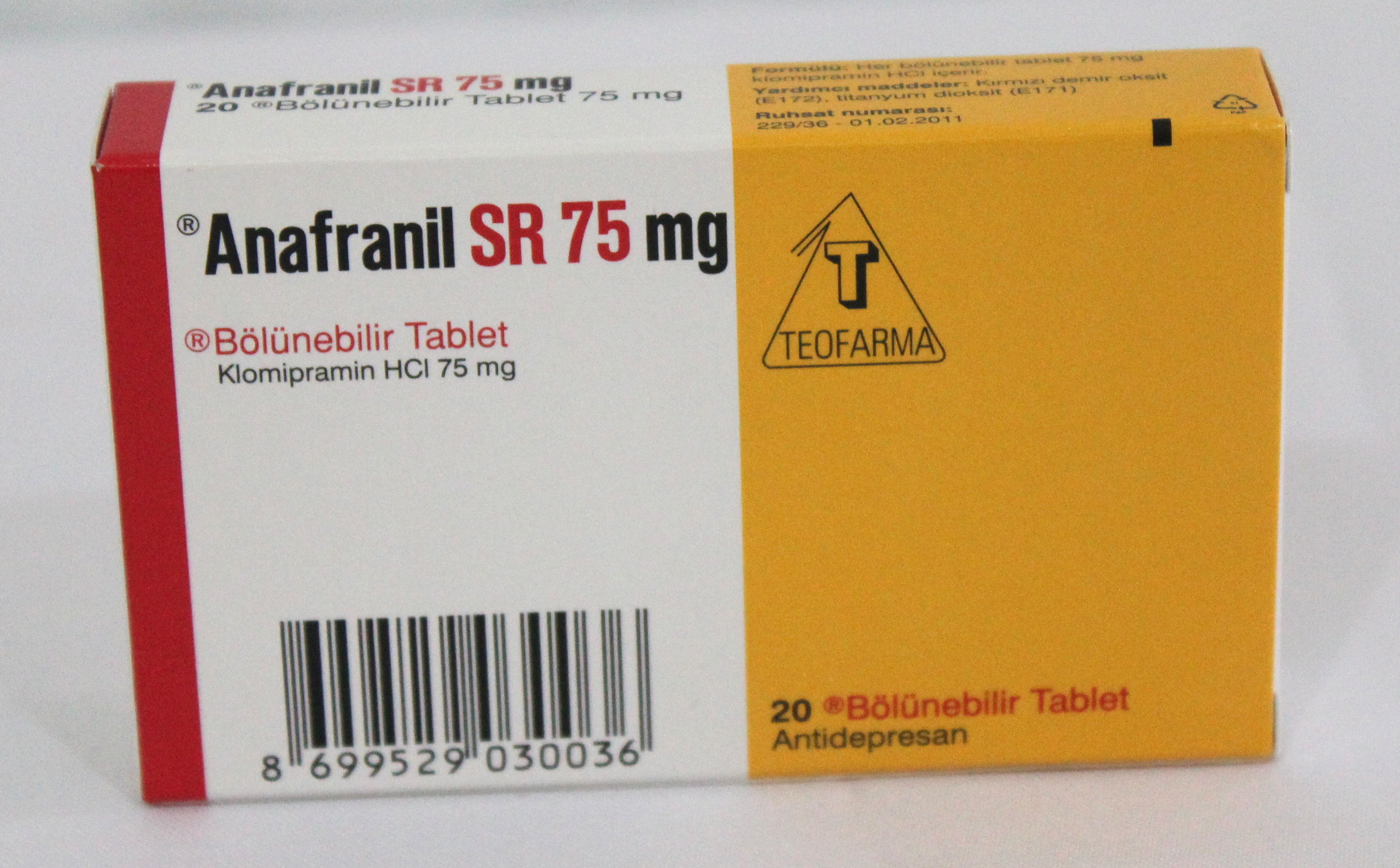 Anafranil SR 75mg