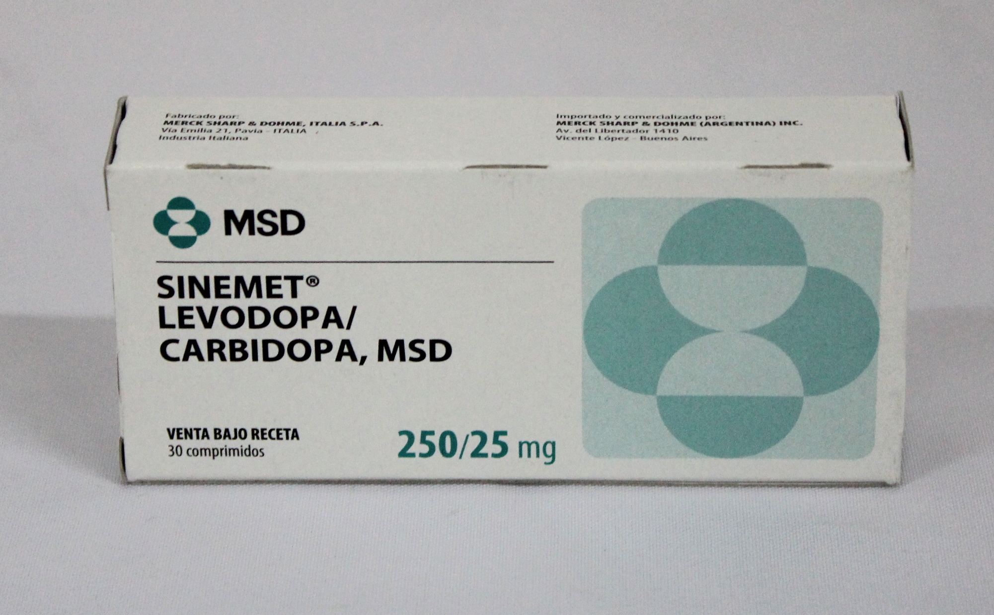 Sinemet 25mg/250mg