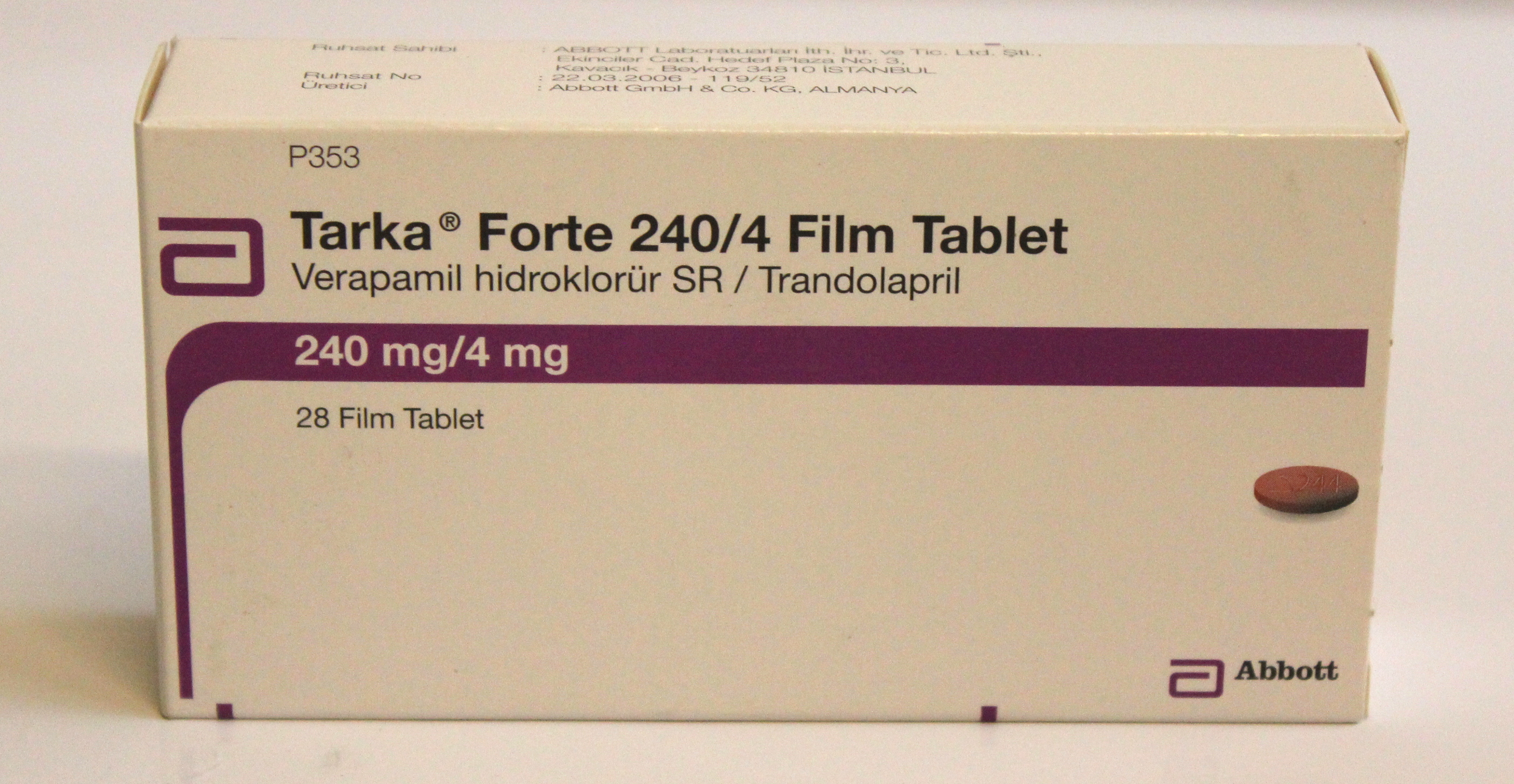 Tarka Forte 240mg/4mg