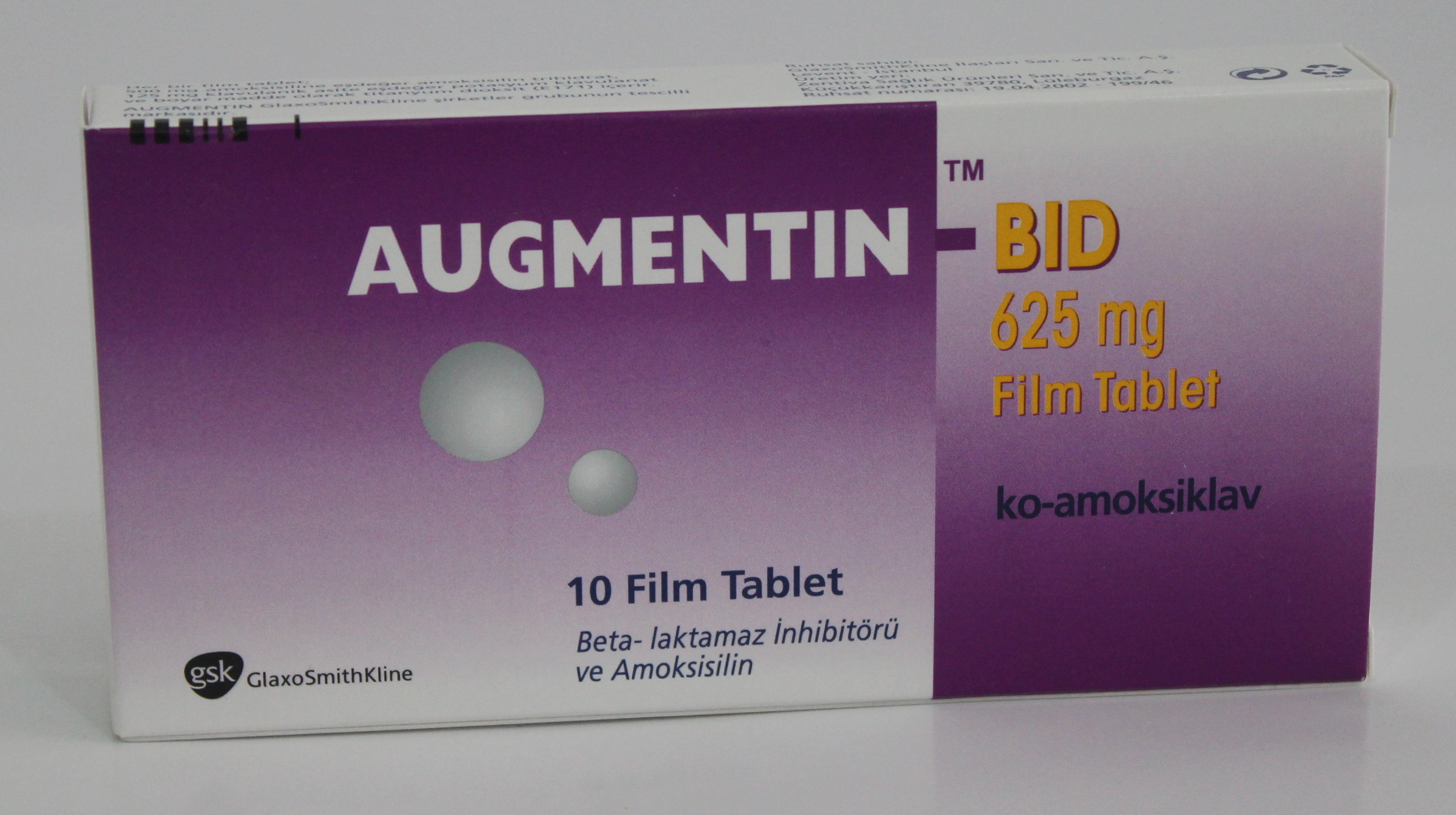Augmentin - BID 500mg/125mg